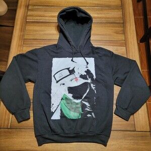Naruto Shippuden LS Black Gildan Hoodie - Size Small